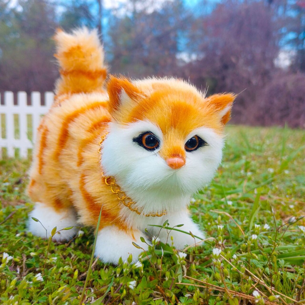 The Queen's Treasures Orange Tabby Kitty Cat Pet For 18 Inch Dolls
